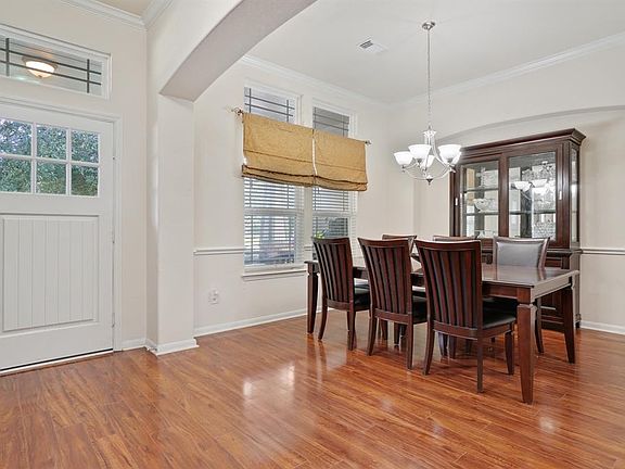 Your guests will feel welcome as soon as they enter your home and join you for dinner in your formal dining room.