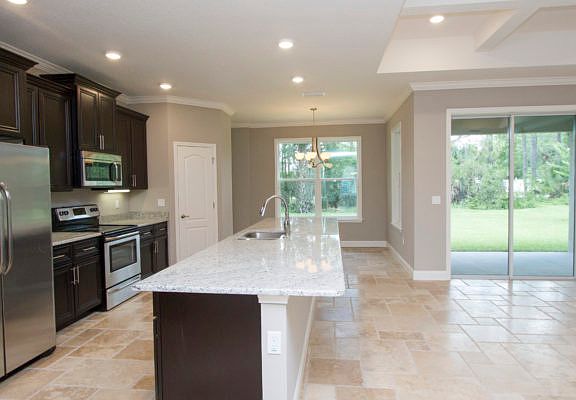 large kitchen island