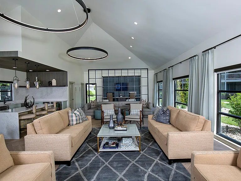 Modern resident lounge
