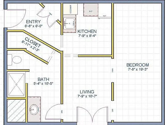 Studio, 550 sqft, $1,000 — Photo 2