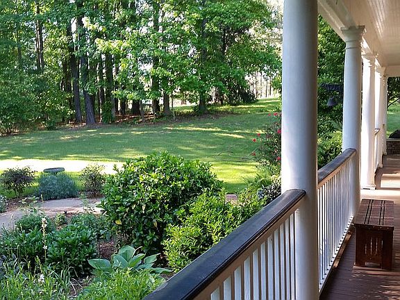 Front porch and garden