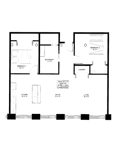 Floor plan Caboose