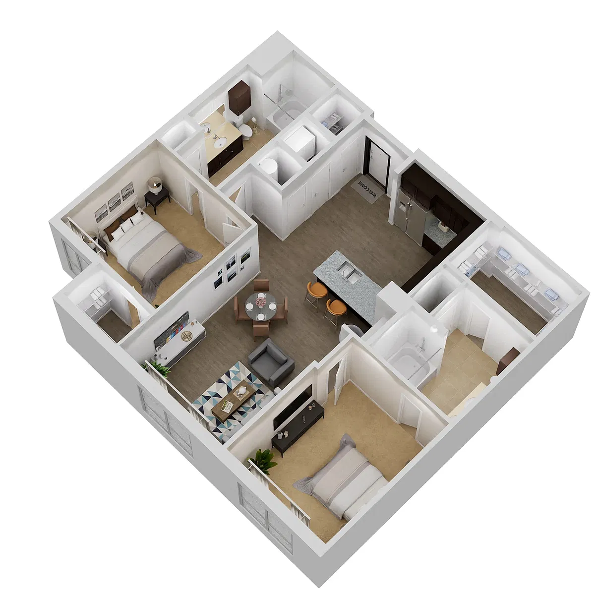 Floor plan B2