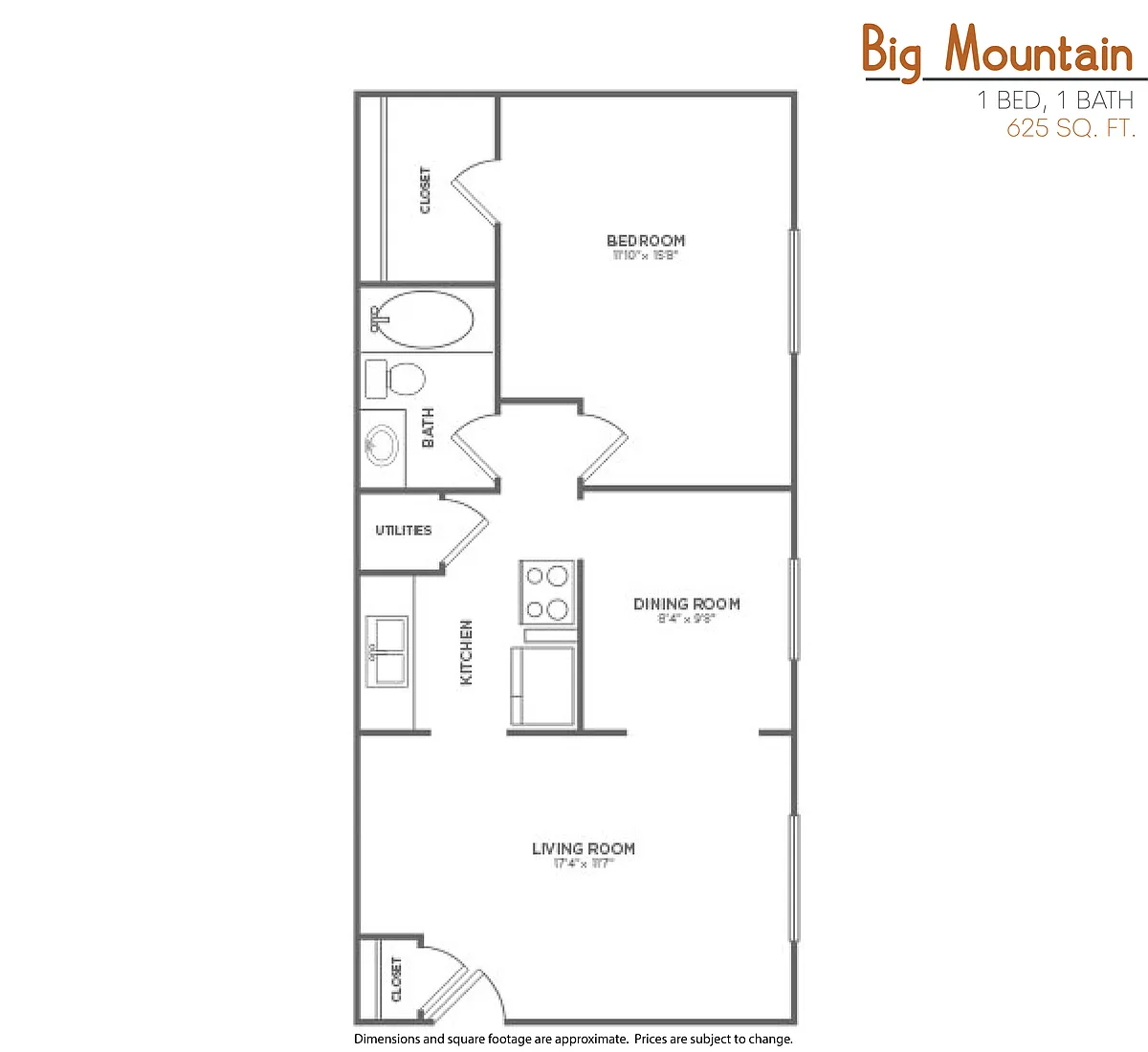 Floor plan Big Mountain