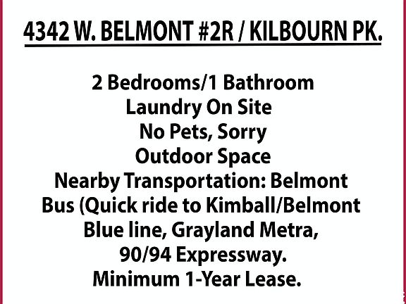 2nd image of 4342 W Belmont Ave #2R