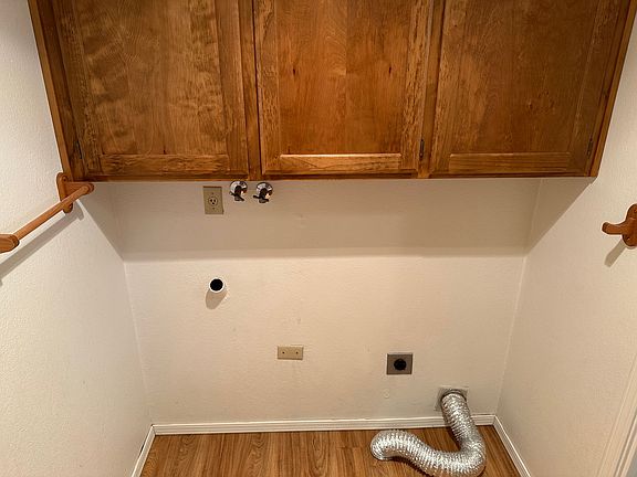 Washer, dryer hook-ups in half bath
