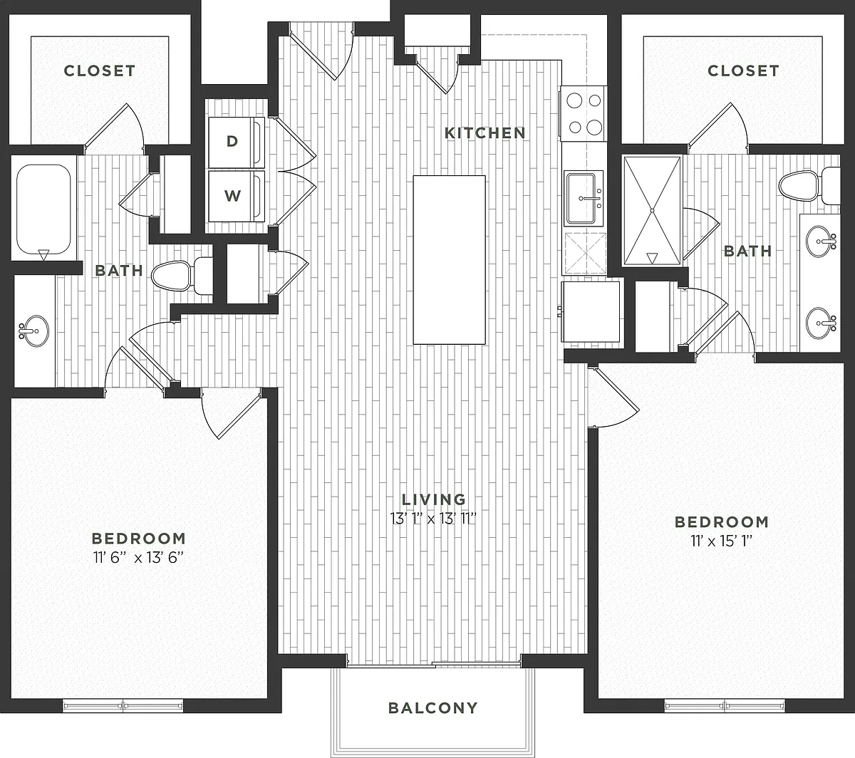 Floor plan 2B