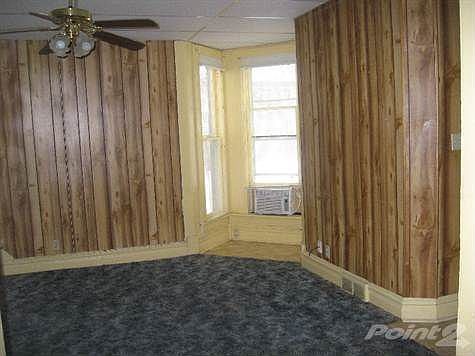 living room from kitchen. This is the old carpet.