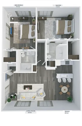 Floor plan B2