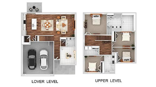 Floor plan 4 Bedrooms + Office