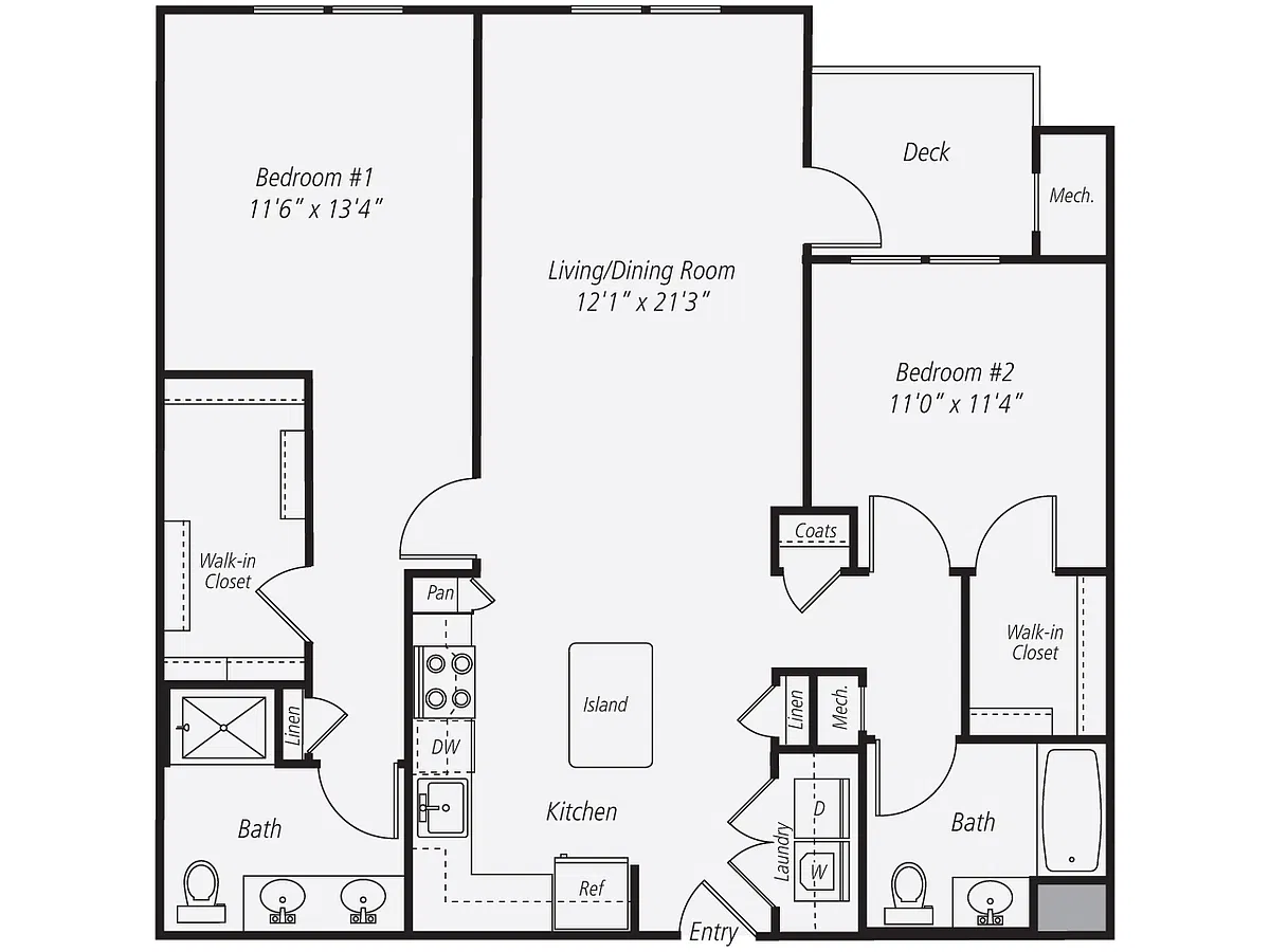 Floor plan Honeysuckle
