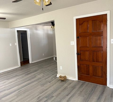 Front door from living room