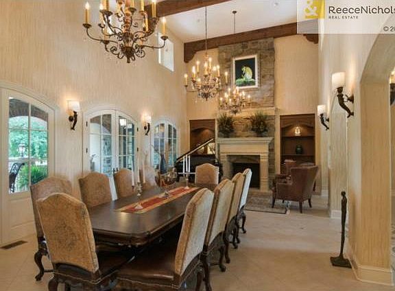 Elegant dining and living area!