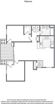 Floor plan The Palermo