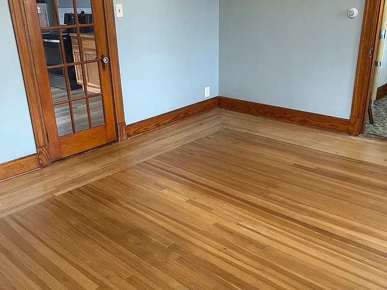living room off of the kitchen