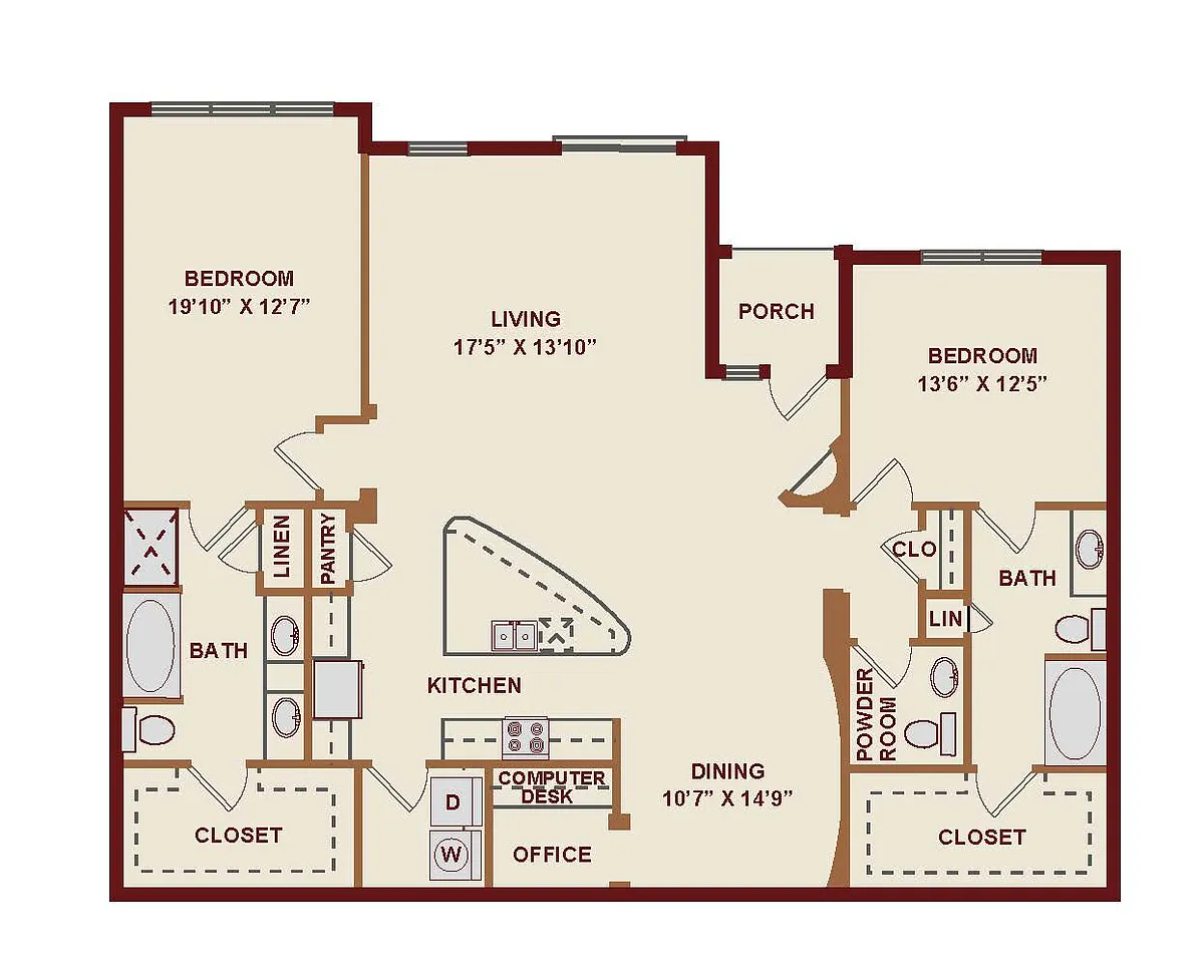 Floor plan B9 Premium Upgrade