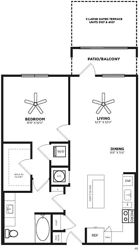 Floor plan A1-Amethyst