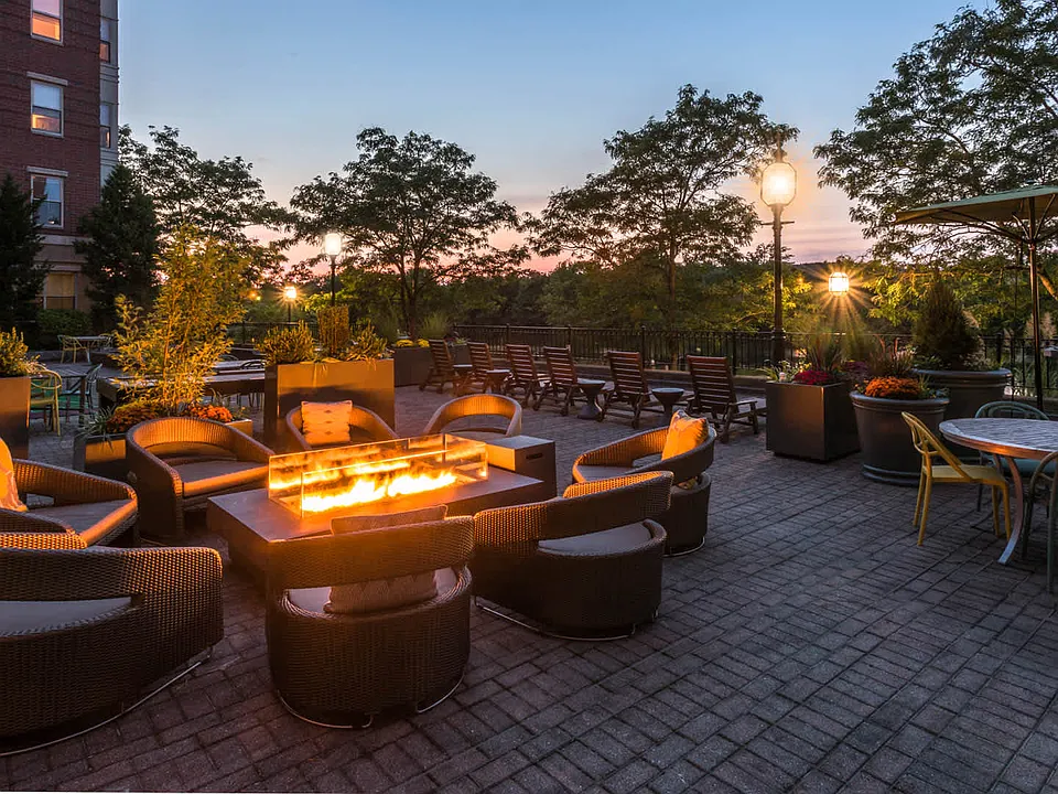 Riverdeck Terrace with Firepit