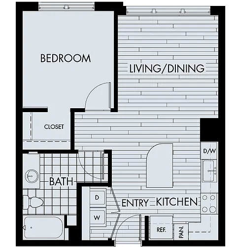 Floor plan Plan 1B