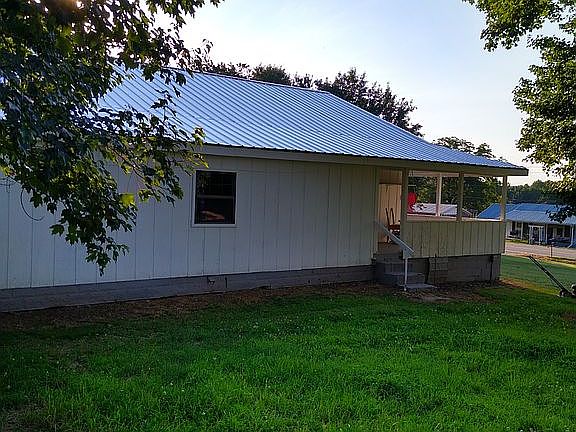 Left side of home