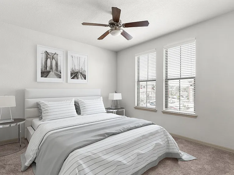 Spacious bedrooms that feel like home.