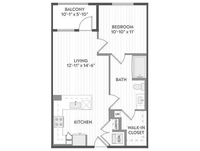 Floor plan A2a