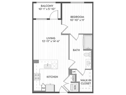 Floor plan A2a