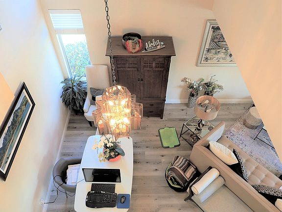 View of dining room from second floor.
