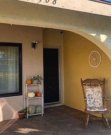 Covered front porch