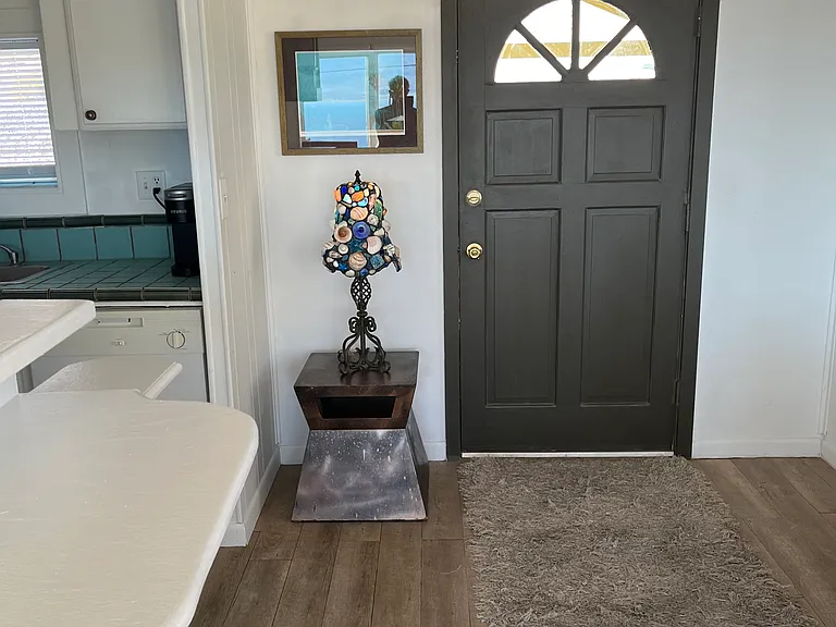 Entry with light and fan