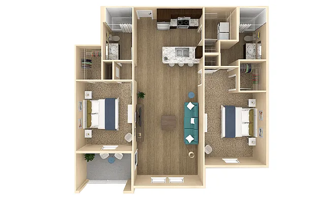 Floor plan Serenity
