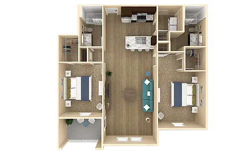 Floor plan Serenity