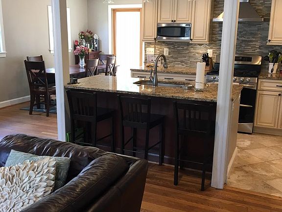 Main level - open concept kitchen/dining/living room