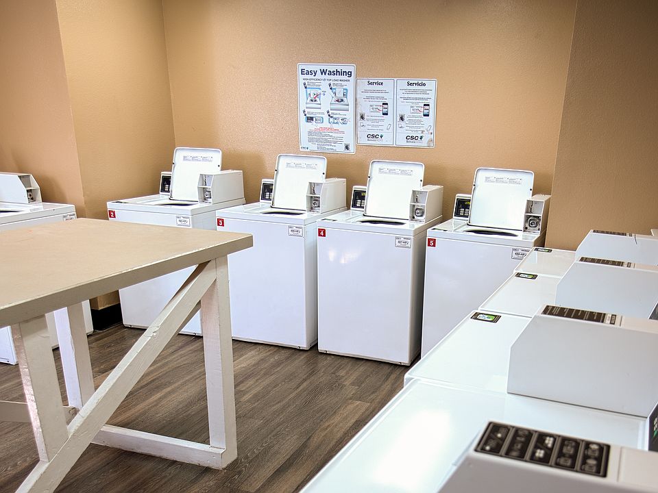 On site laundromat.