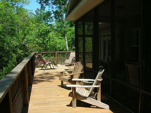 Deck runs width of home