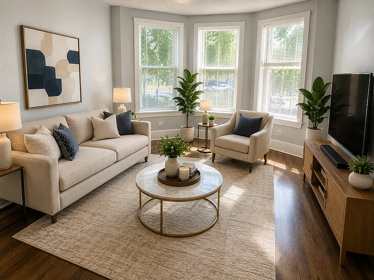 Living Room
*AI utilized to show potential furniture placement.
