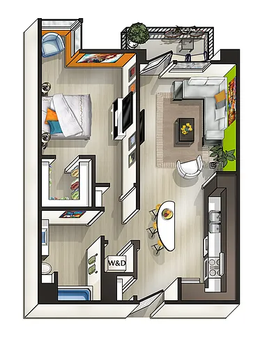 Floor plan A2 East Villager