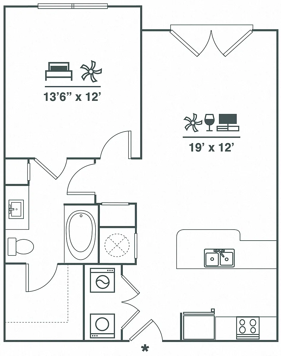 Floor plan A2