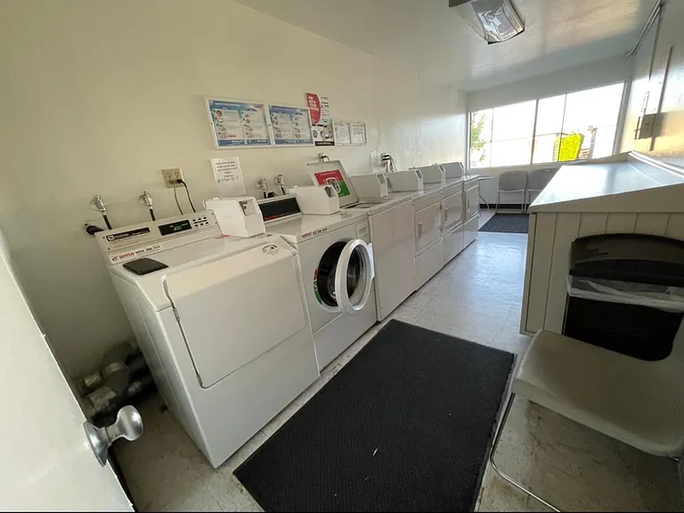 large laundry room hardly used