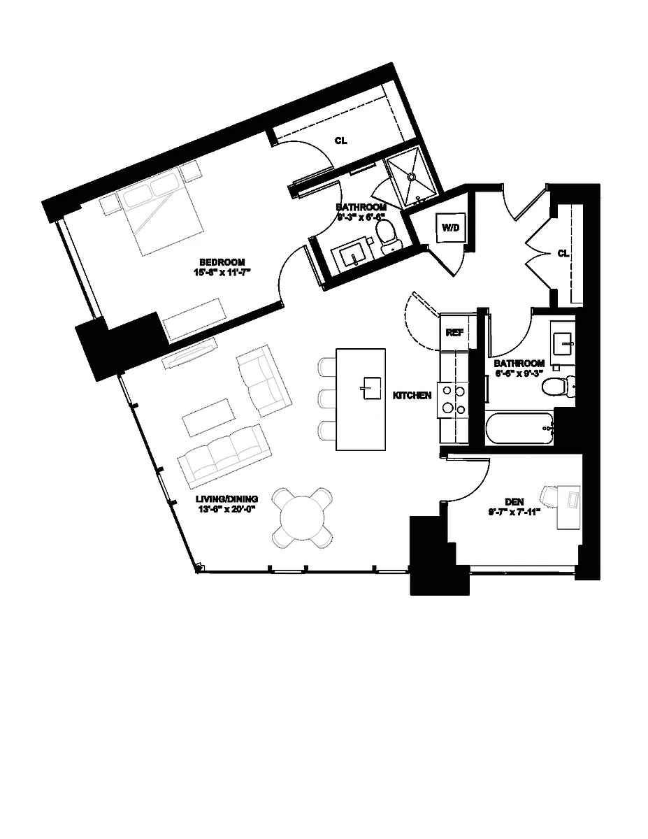 Floor plan 1J