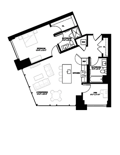 Floor plan 1J