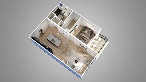 Floor plan 1 Bedroom