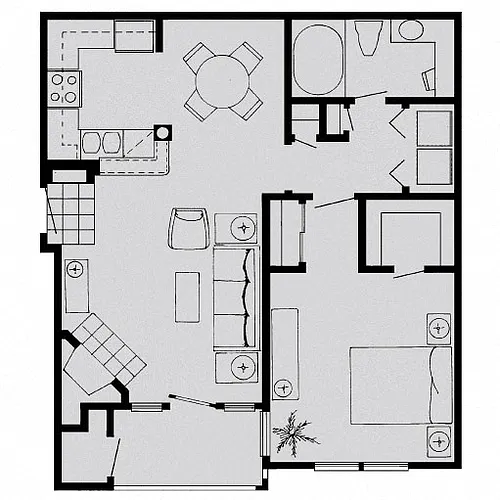 Floor plan B