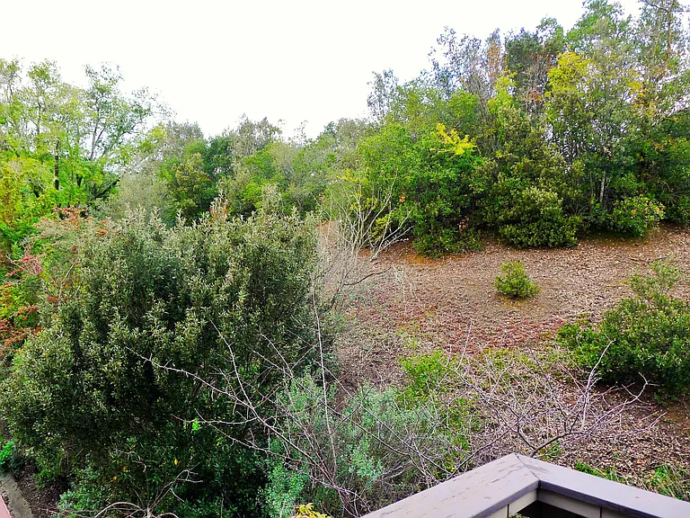 view from end of master bedroom balcony