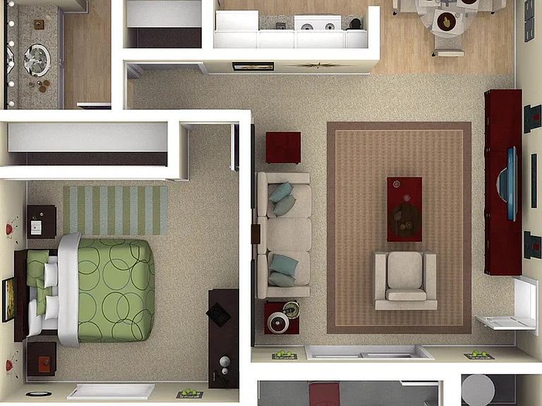 Residence 2 1x1 701 sqft (1) Residence 2 1x1 701 sqft (1)