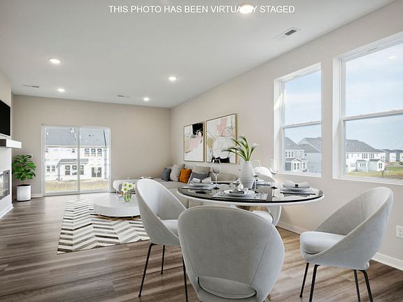 Bright and spacious dining and gathering rooms