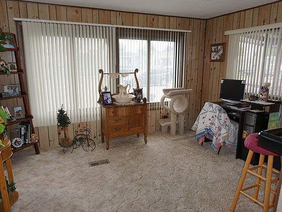 Bonus room at front of home