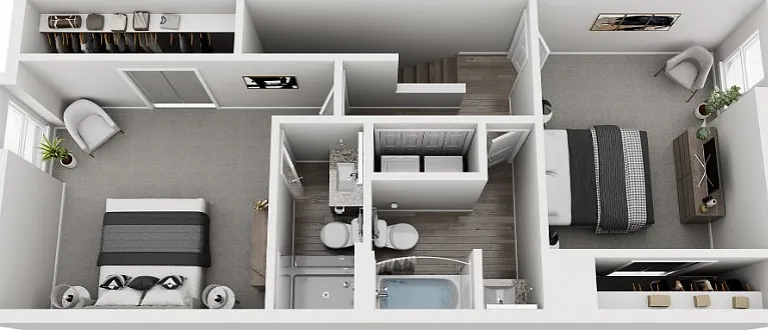 Townhouse Second Floor