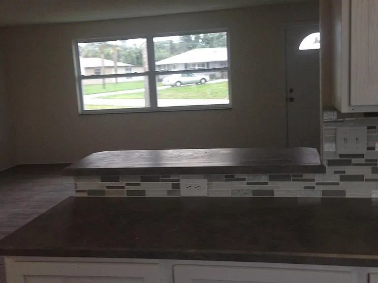 from kitchen to front room