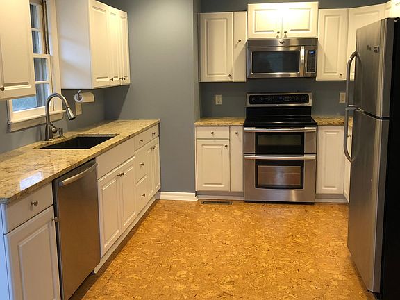 Kitchen with cork floors